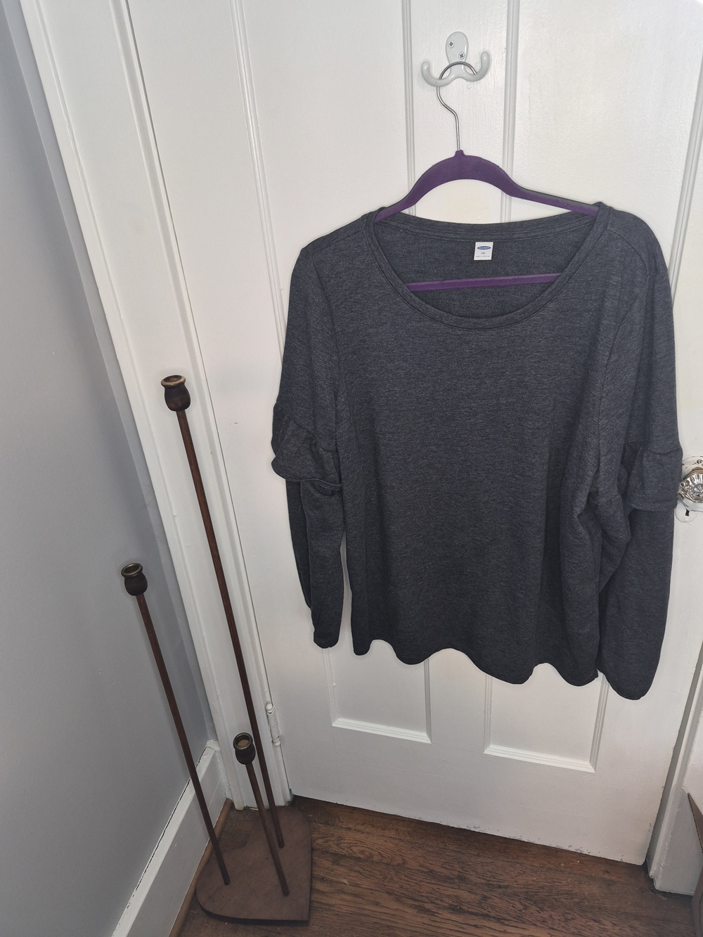Old Navy Dark Gray Women's Long-Sleeve Pullover